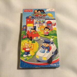 Little People Discovering Your Neighborhood VHS Fisher Price Vol 11 2004